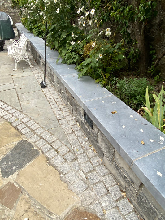Kilkenny Blue Sanded Limestone wall capping 60mm x 230mm x 10 Lm Pallet