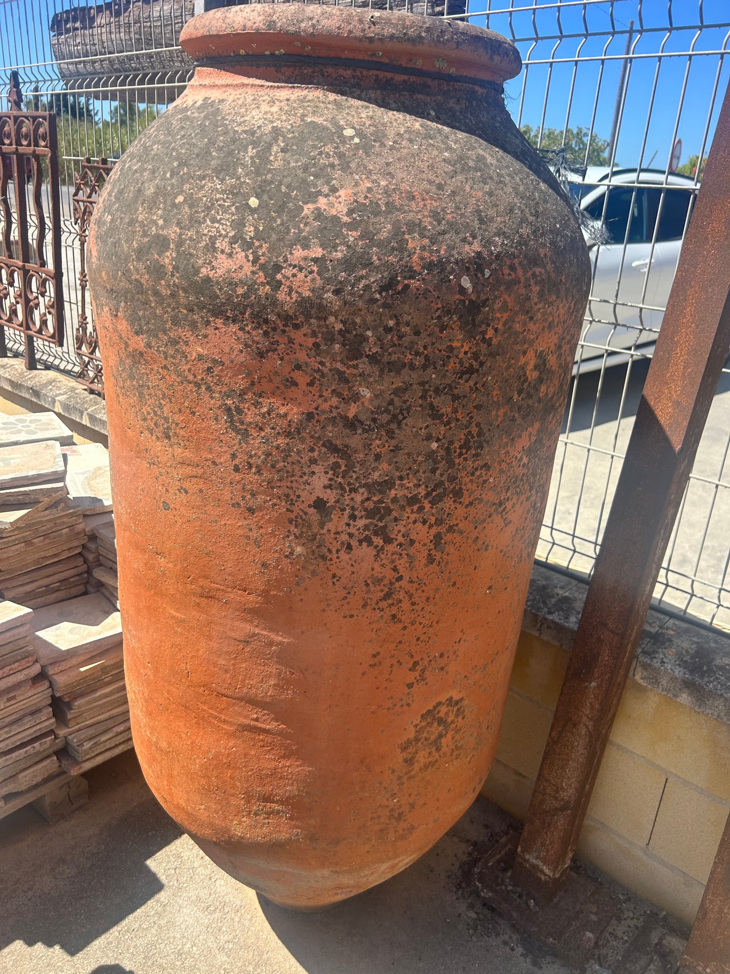 Old Salvage Vinegar Urn / Large Pot / 19th century, Portuguese / Free Delivery in Ireland
