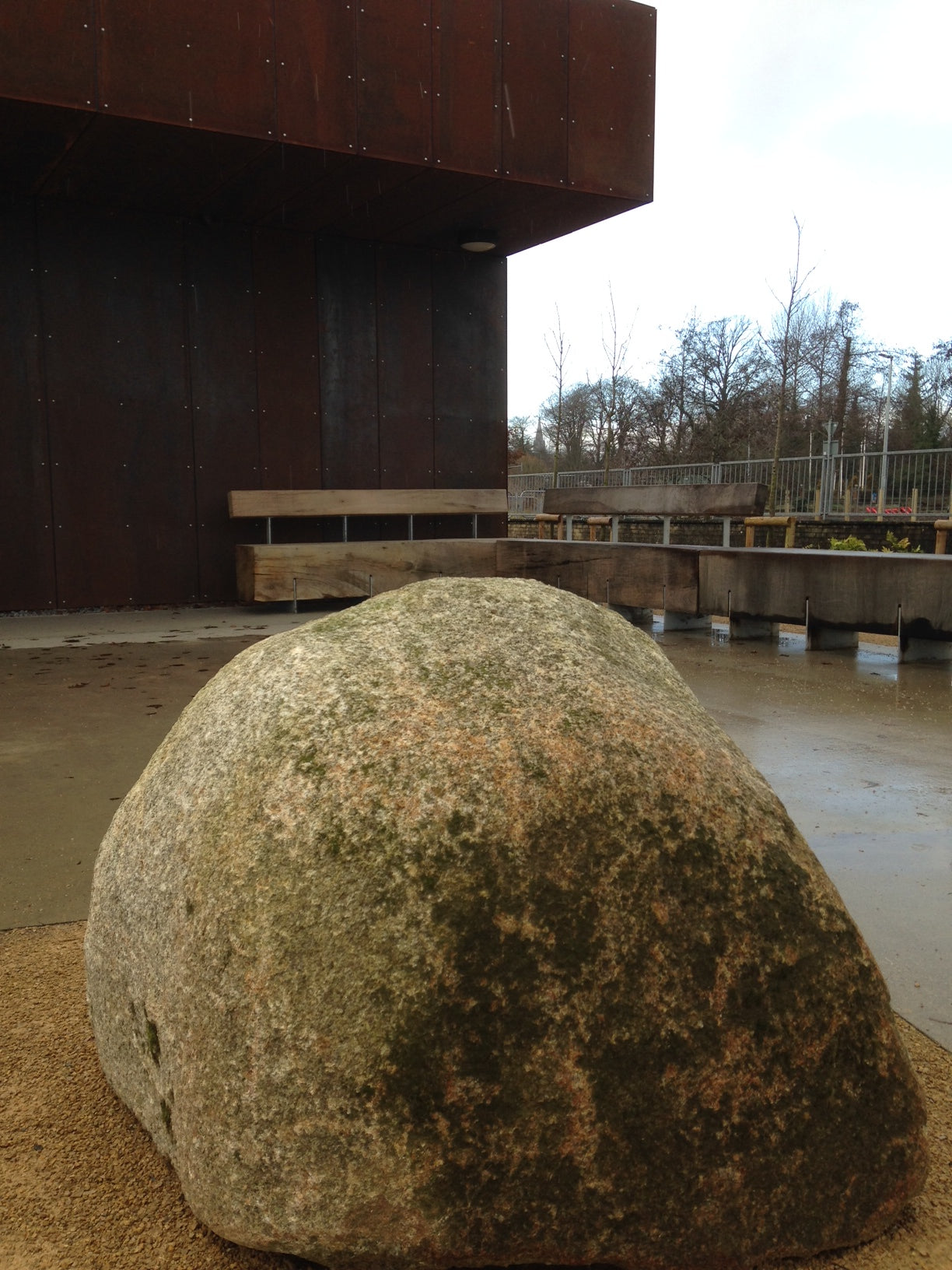 A January Sale on 20 large Glacial Granite Round Landscape Boulders on Pallets with Free Delivery in Ireland / 50%Off!!!!