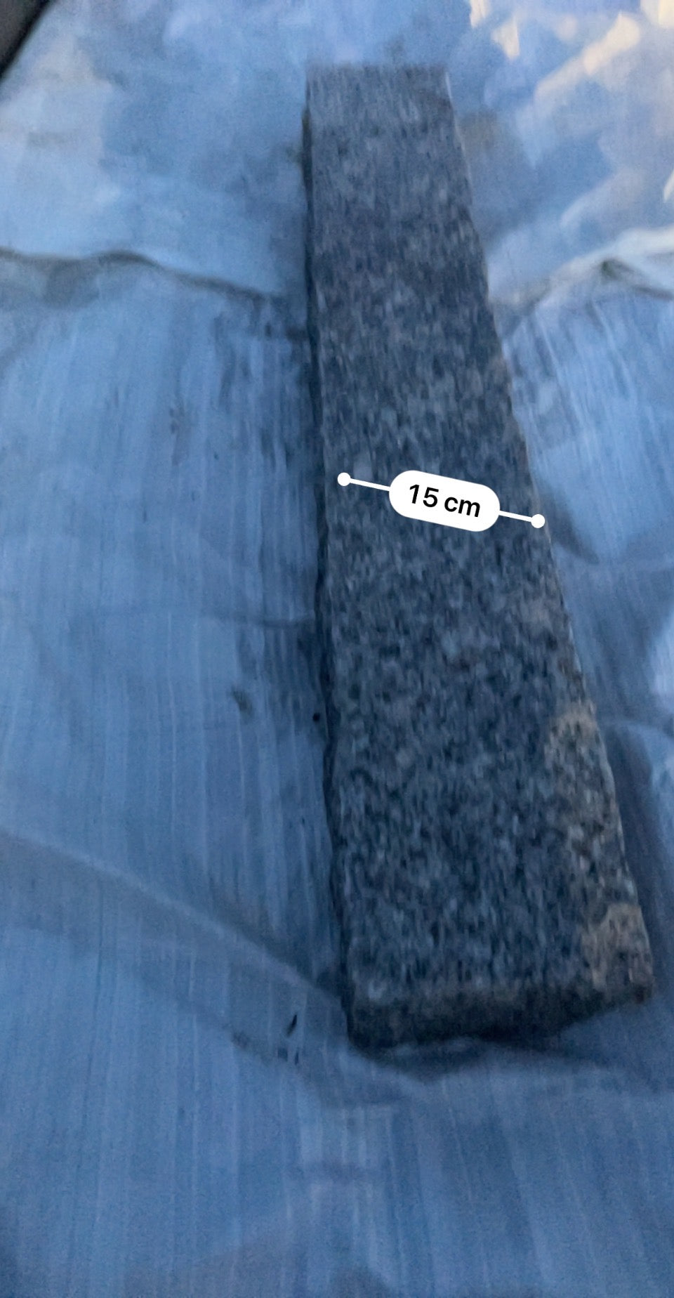 Merrion Grey Rustic, Chiseled Finish 6” H x 3”+ x 36 L Driveway Kerbs x 10 LM on pallet / Free Delivery in Ireland