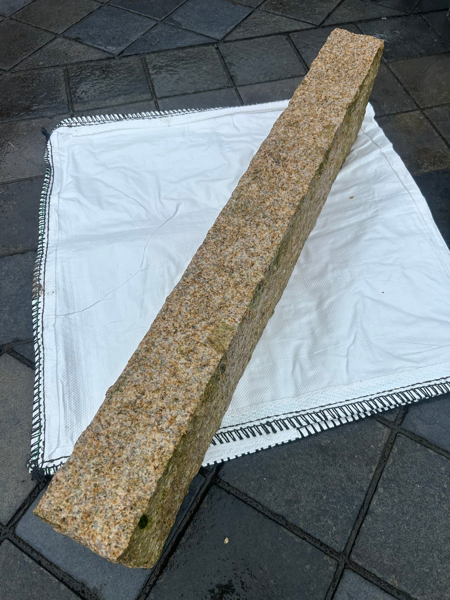 Wicklow Chiseled Golden Granite 8” High Driveway Kerbs x 200 linear meters summer sale deal / Free Delivery in Ireland