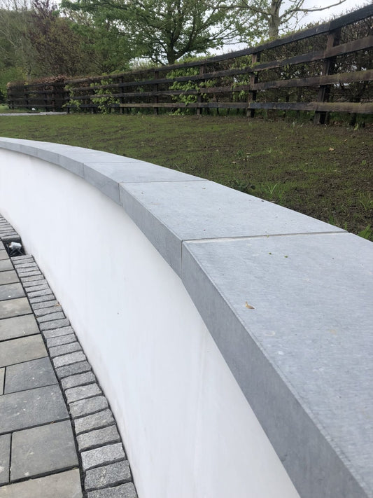 Kilkenny blue limestone sanded wall capping 60mm x 400mm x 10 Lm pallet