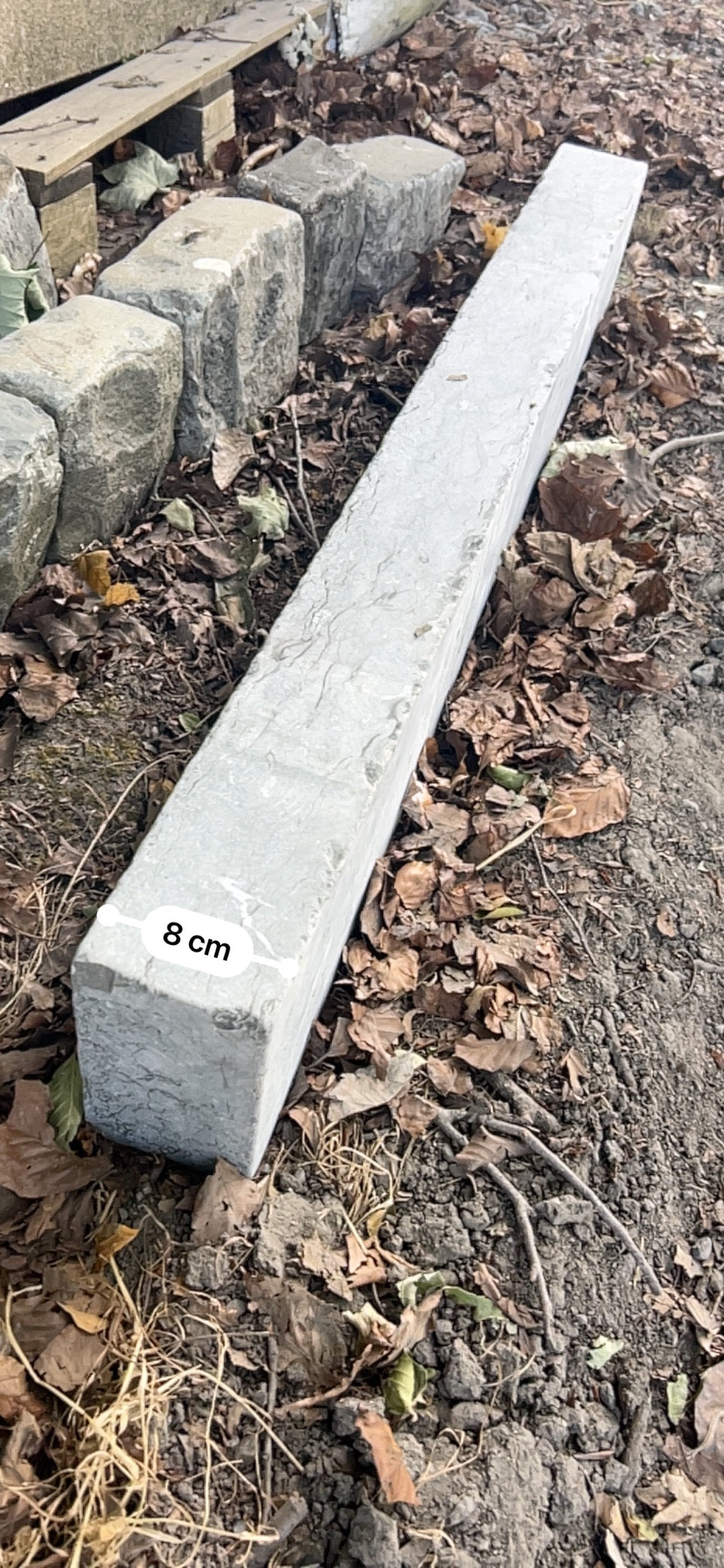 Belgian Blue Sawn 1m Limestone Driveway Kerbs x 10m on pallet / Free Delivery in Ireland