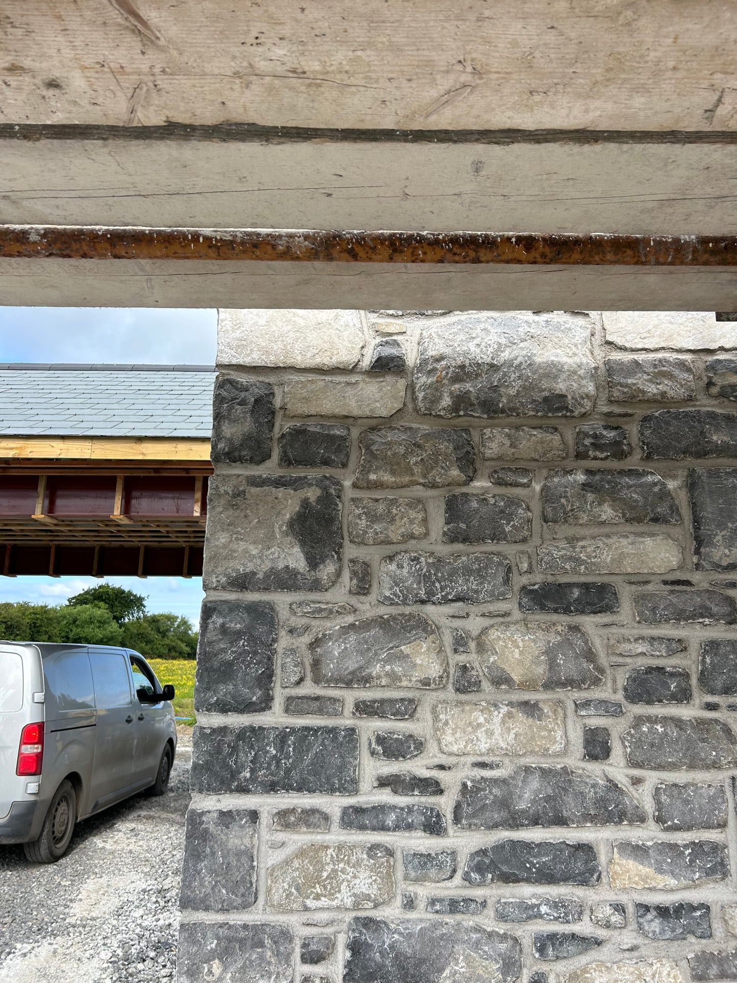 Old Salvage Galway Limestone Fieldstone Building Stone Bulk Bag