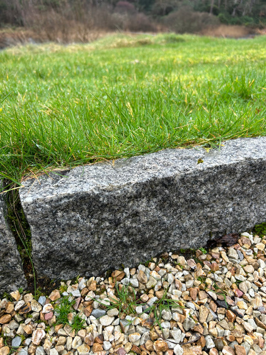 Merrion Silver Grey Granite 6” Driveway Kerbs Deal x 200 linear meters Spring Deal / Free Delivery in Ireland