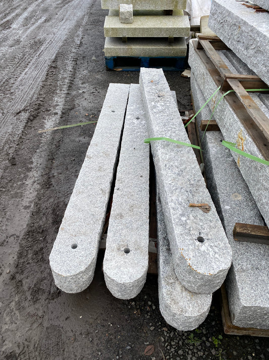 Glendalough Grey Granite Gate Posts 10” x 10” sold as a pair / Free Delivery in Ireland