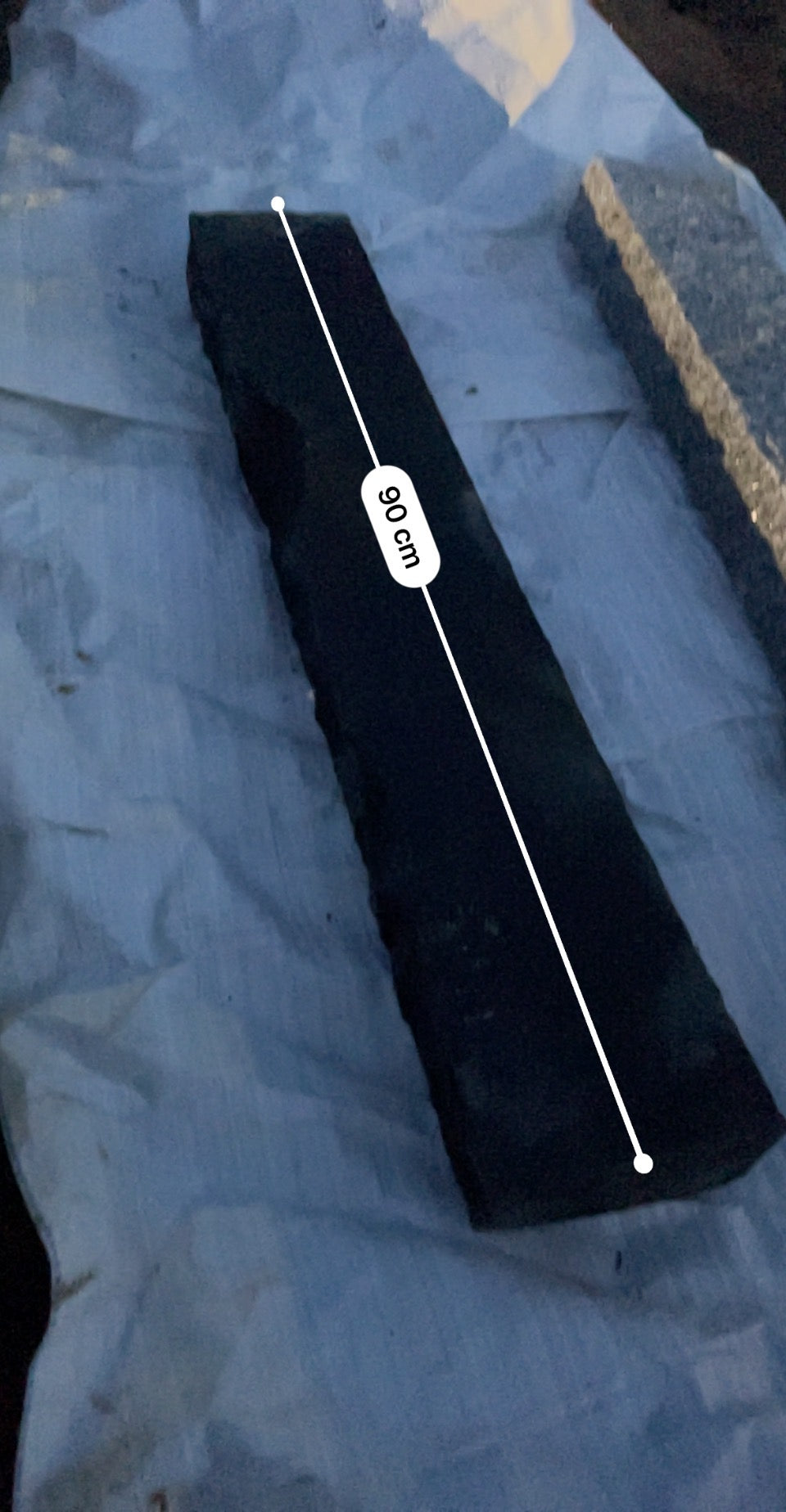 Valentia Black Chiseled Finish Limestone Driveway Kerbs 150mm H x 80mm T x 900mm L x 10 linear meters on a pallet / Free Delivery in Ireland