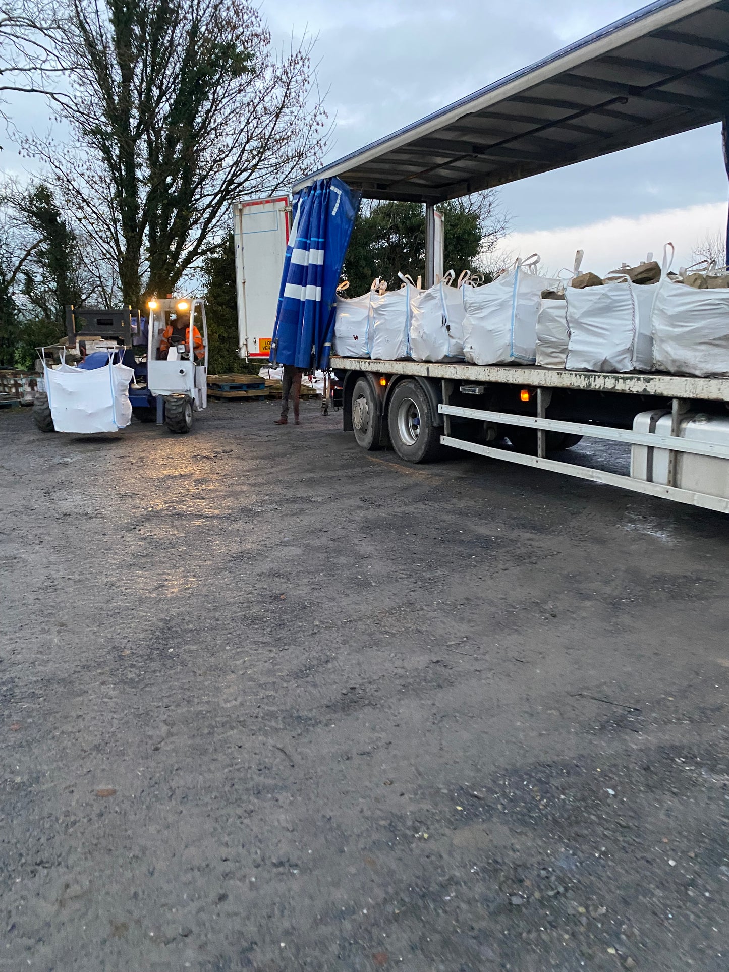 Ballycotton Round Coastal Walling Stone / Bulk deal / Artic Lorry x 30 bulk bag deal / 35% off / free delivery Ireland