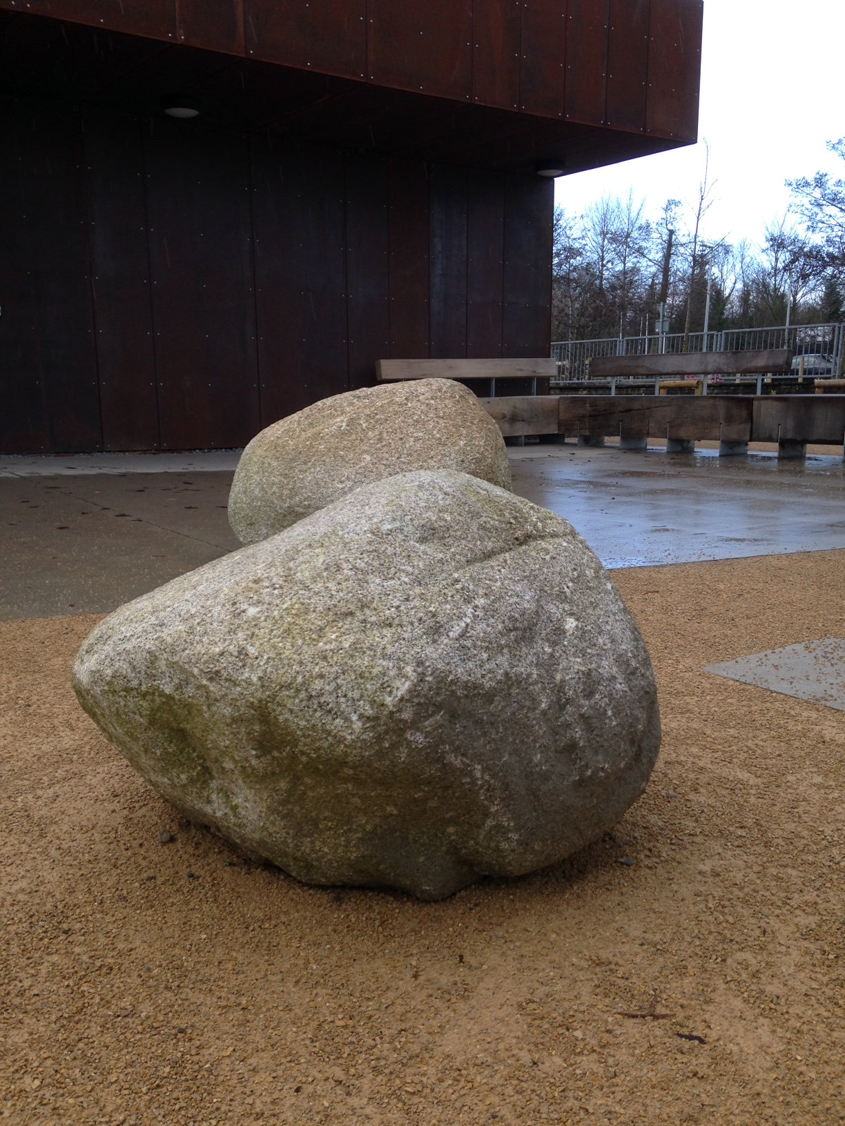 A January Sale on 20 large Glacial Granite Round Landscape Boulders on Pallets with Free Delivery in Ireland / 50%Off!!!!