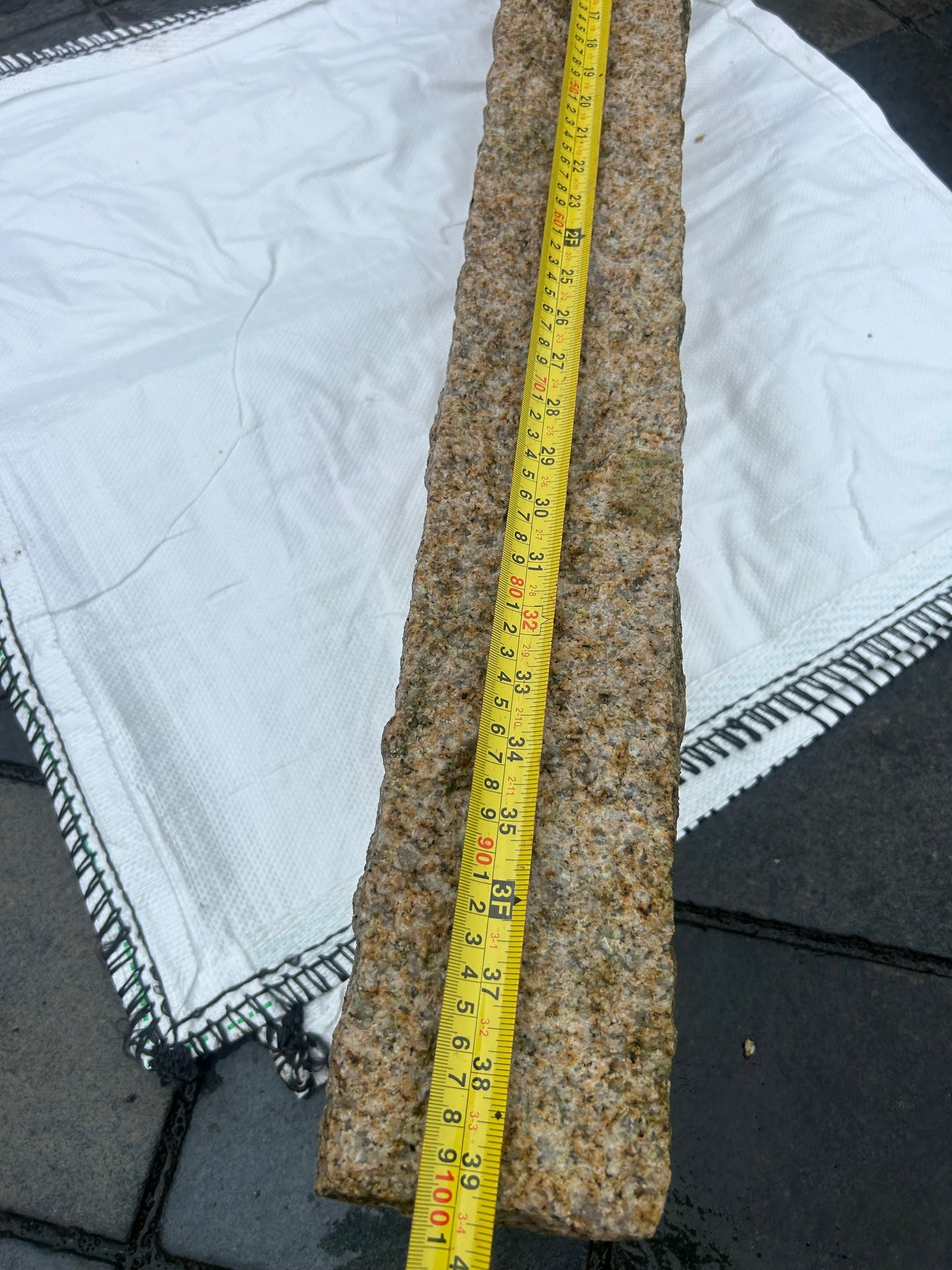 Wicklow Chiseled Golden Granite 8” High Driveway Kerbs x 200 linear meters summer sale deal / Free Delivery in Ireland