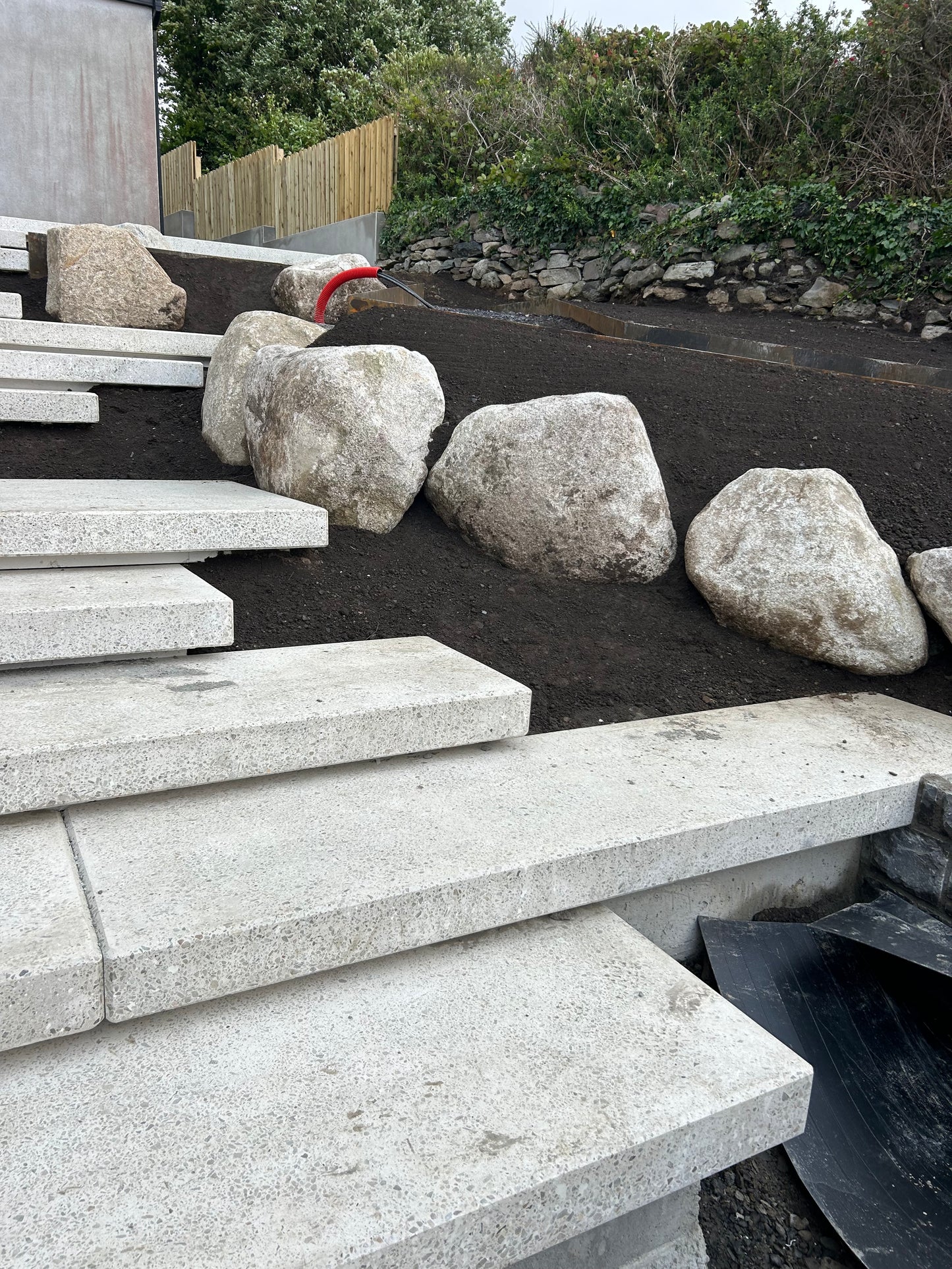 A January Sale on 20 large Glacial Granite Round Landscape Boulders on Pallets with Free Delivery in Ireland / 50%Off!!!!