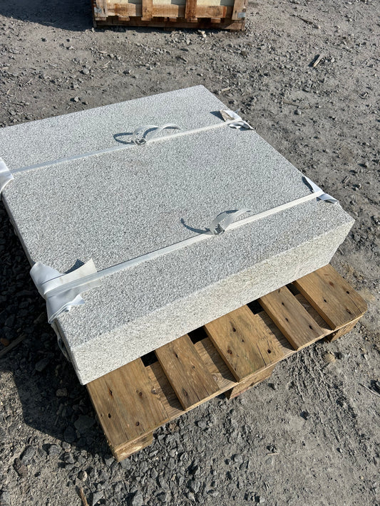 Merrion Grey Granite Flat Pier Caps 1050mm x 100mm x 2 number / Free Delivery Ireland