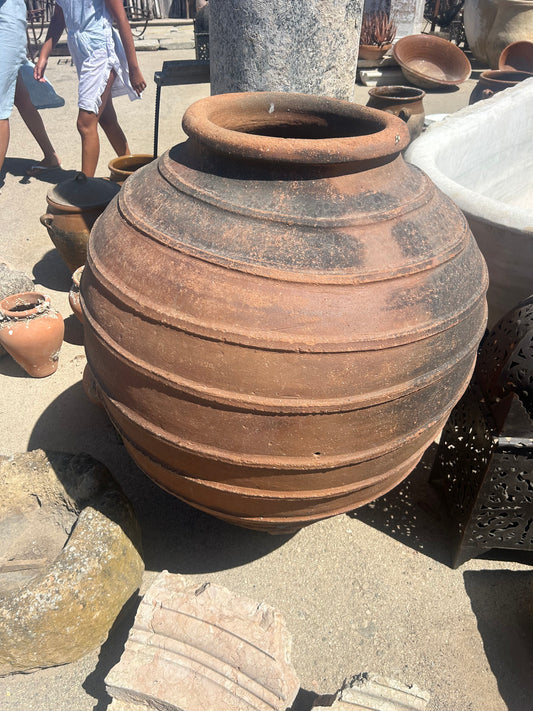 Old Salvage Antique Portuguese Vinegar Urn / Large Pot / Free Delivery in Ireland