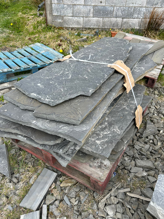 Wild Atlantic Way Extra Large Limestone Flagstones x 10m2 on pallet / Free Delivery in Ireland