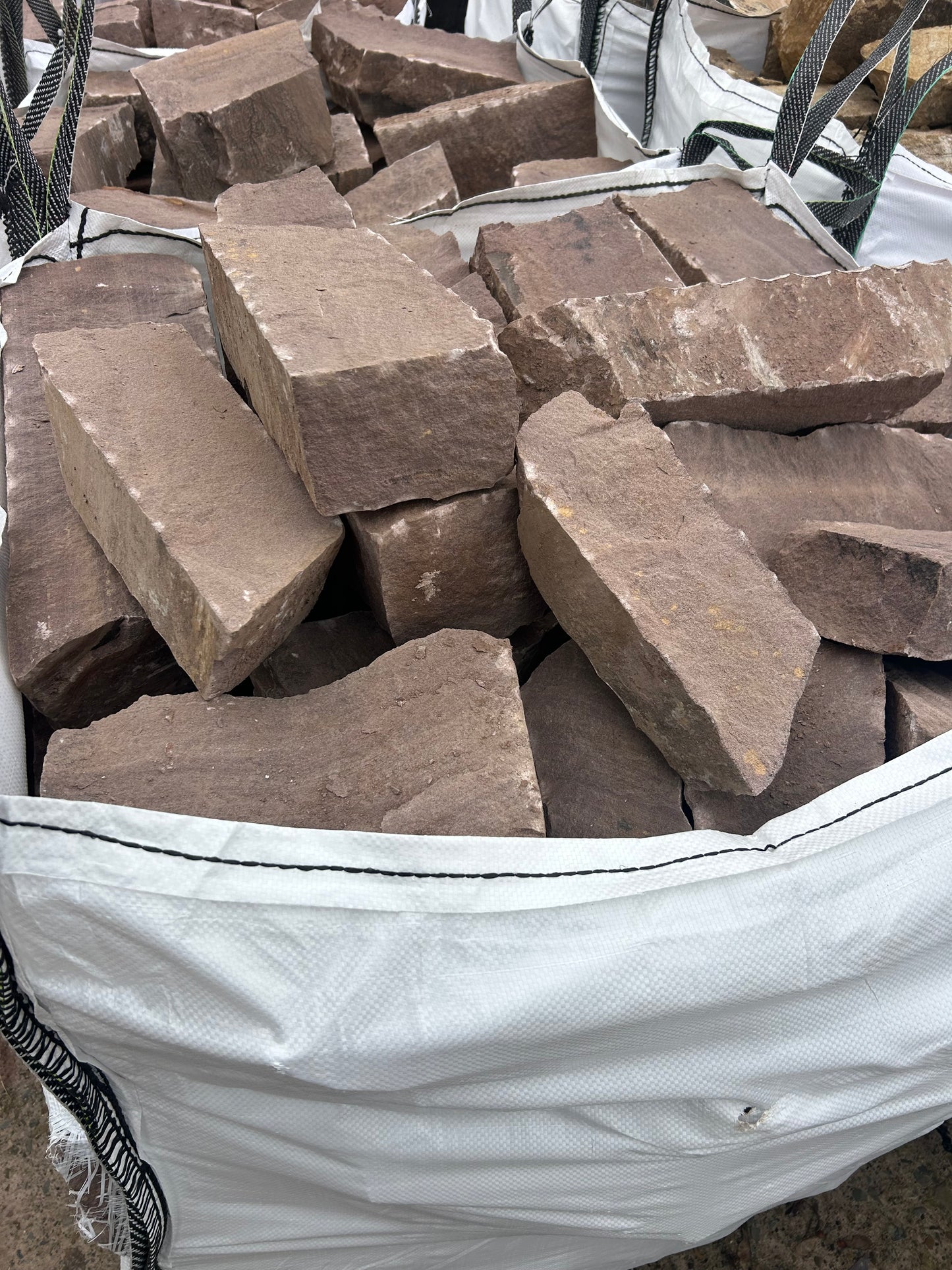 Achill Red Building Stone / Bulk Bag / Free Delivery In Ireland