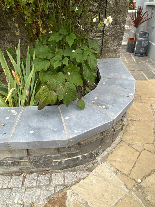 Kilkenny Blue Limestone Sanded Wall Capping 300mm x 60mm x 10 linear meters on pallet/ free delivery Ireland