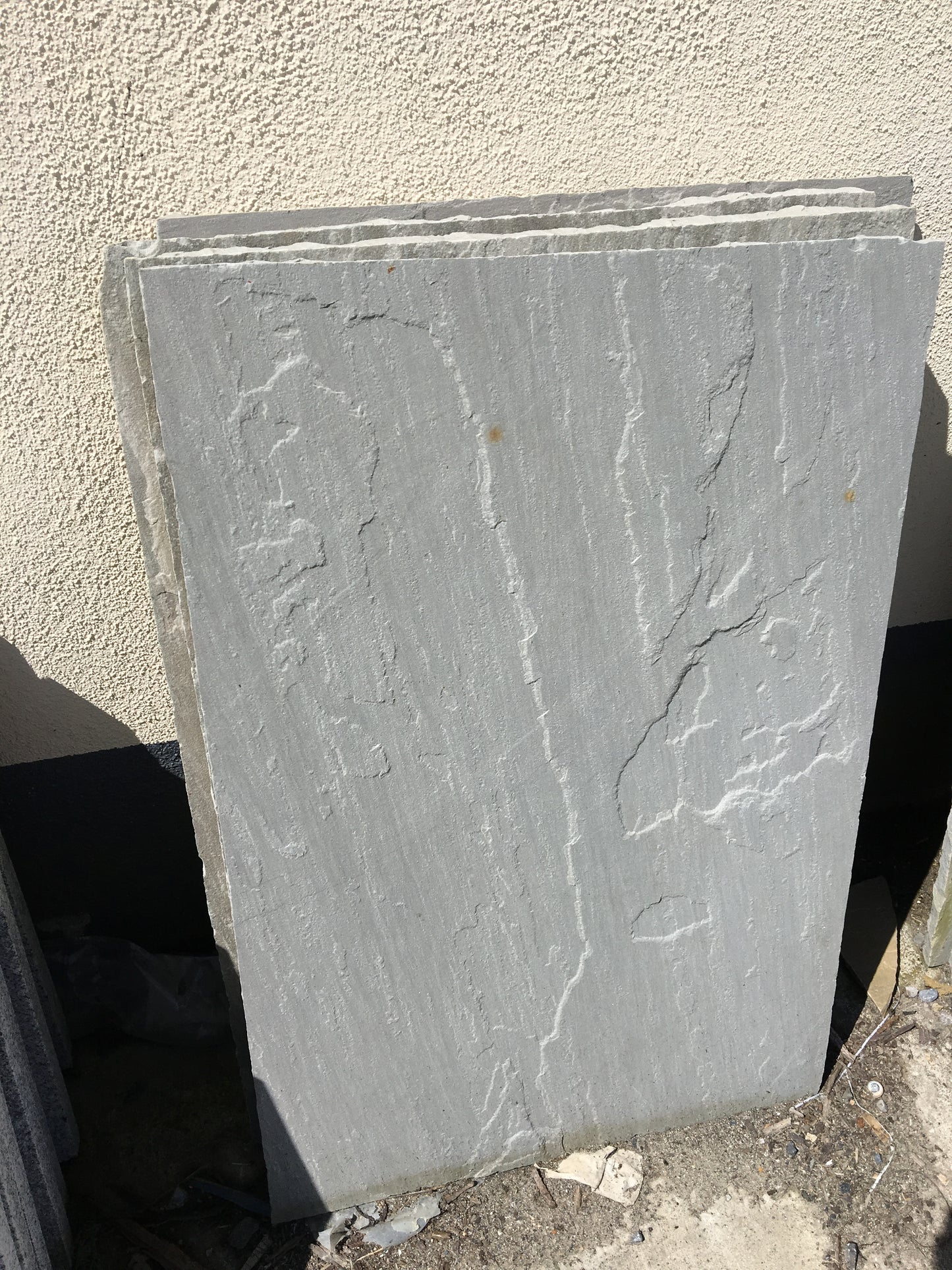 Doolin Grey Natural Stone Limestone Paving Flagstones Crate 20m2