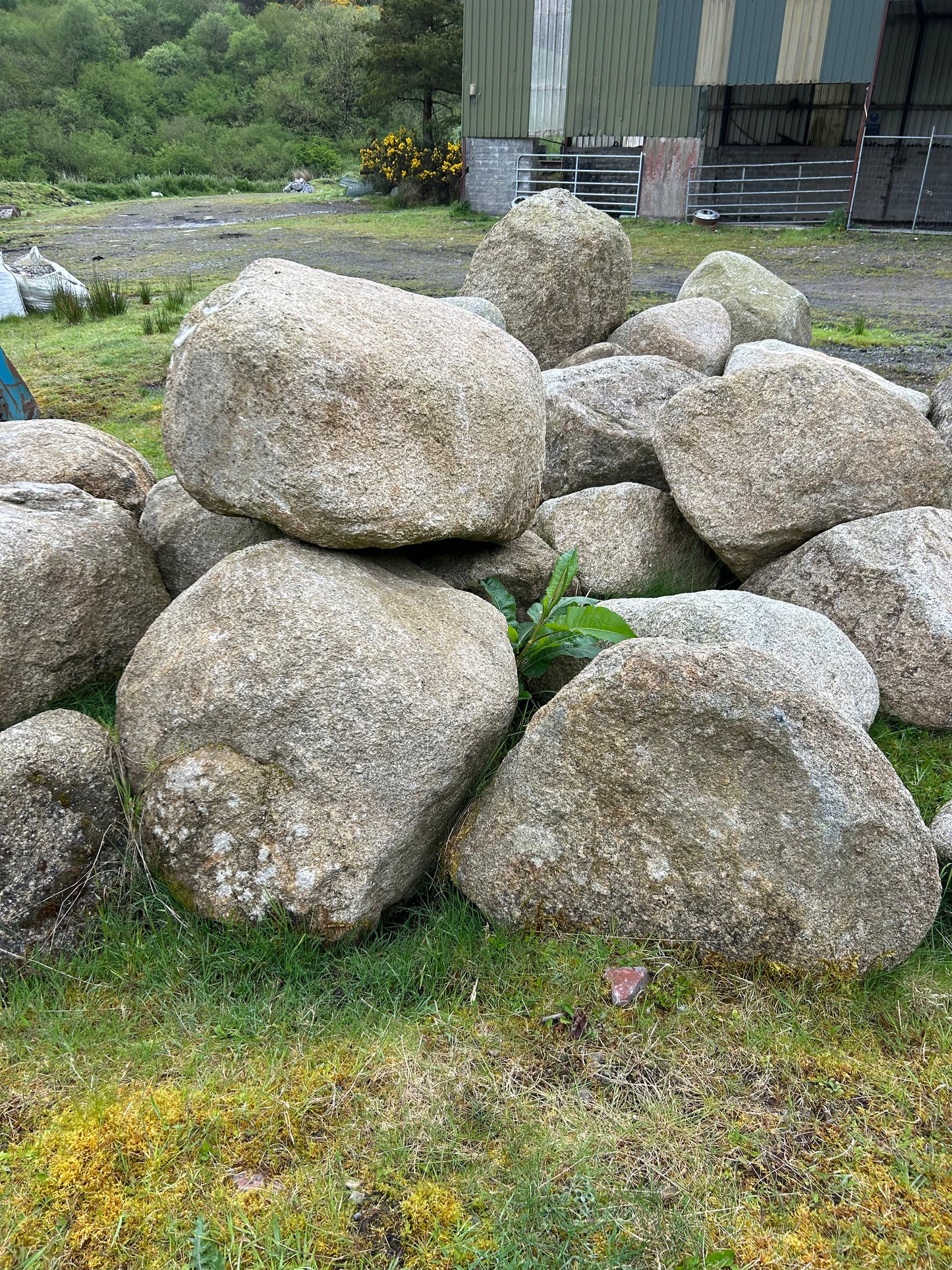 Glacial Granite Landscape Boulders 20 Tonne Load