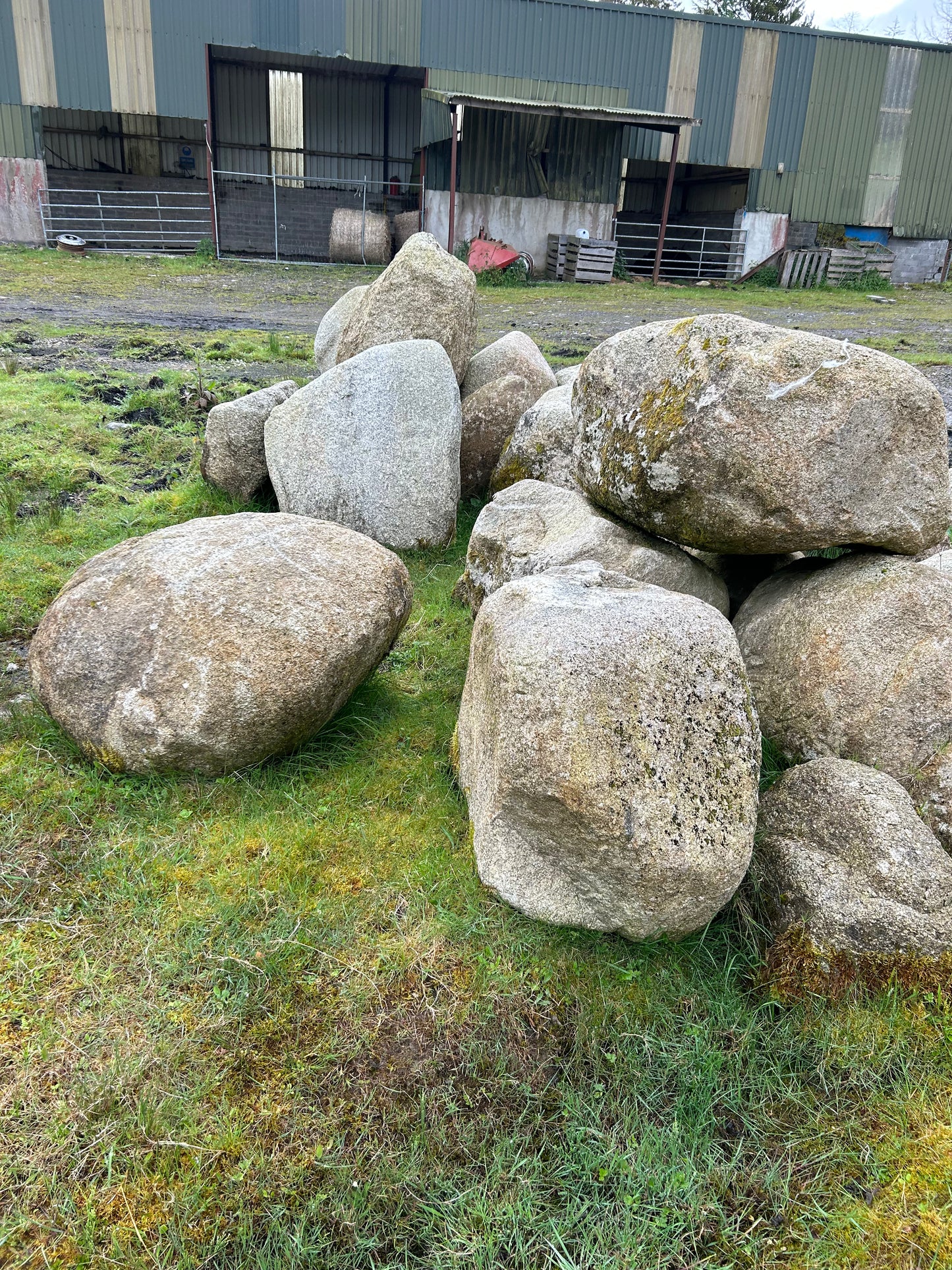 Glacial Granite Landscape Boulders 20 Tonne Load