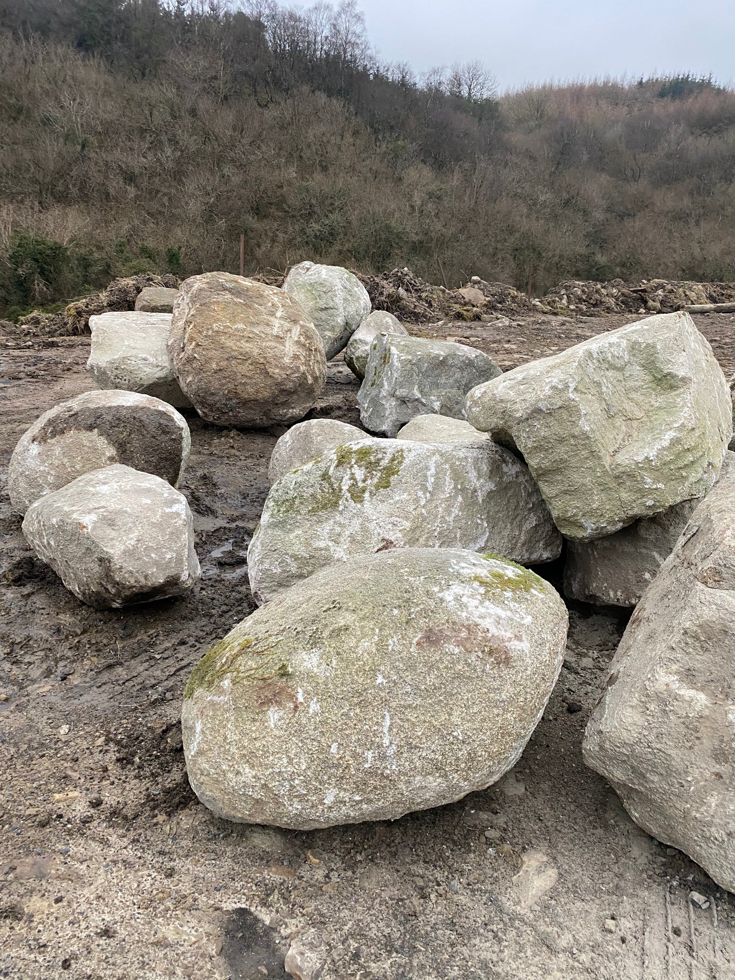 Glacial Granite Landscape Boulders 20 Tonne Load