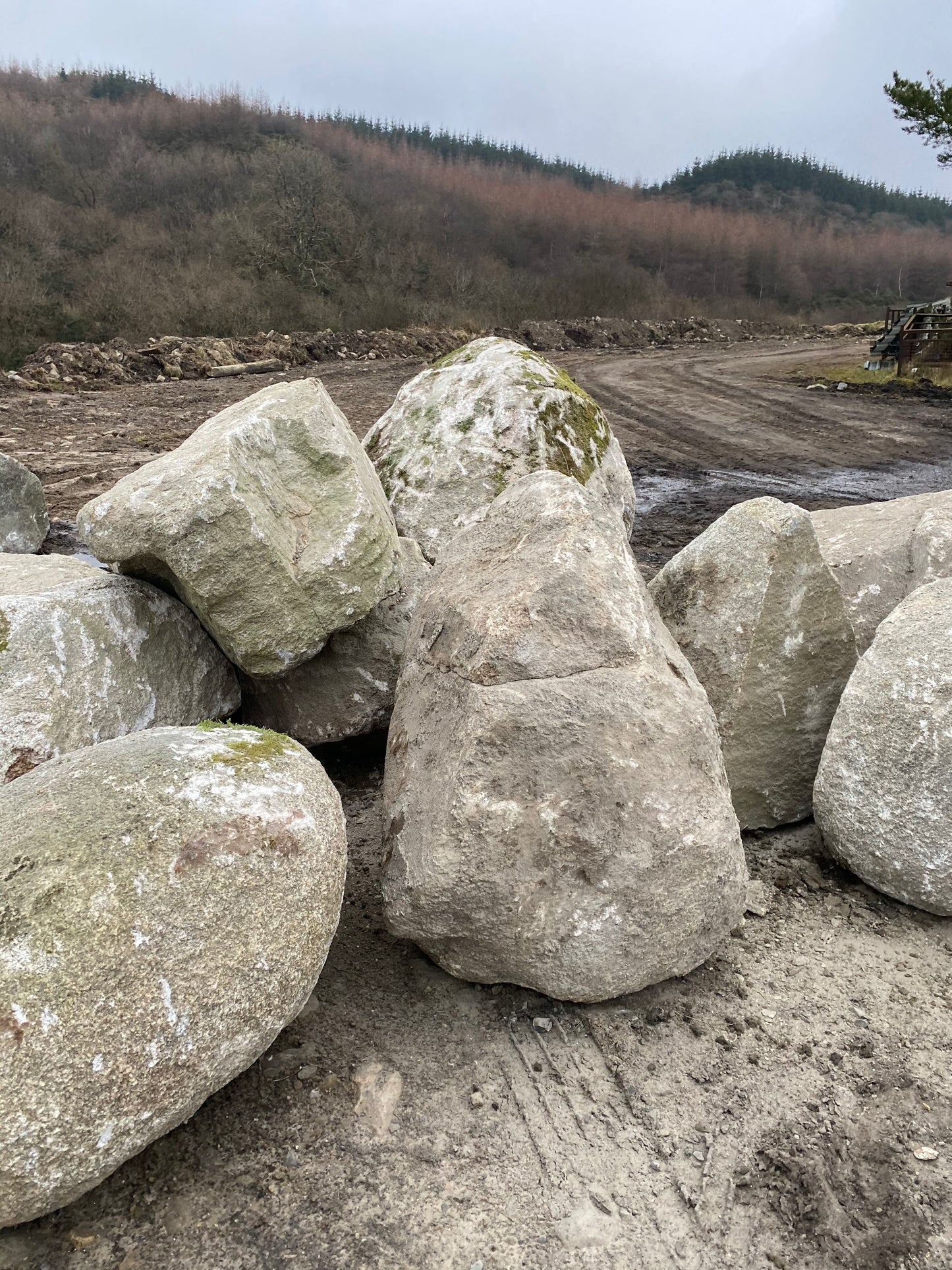 Glacial Granite Landscape Boulders 20 Tonne Load