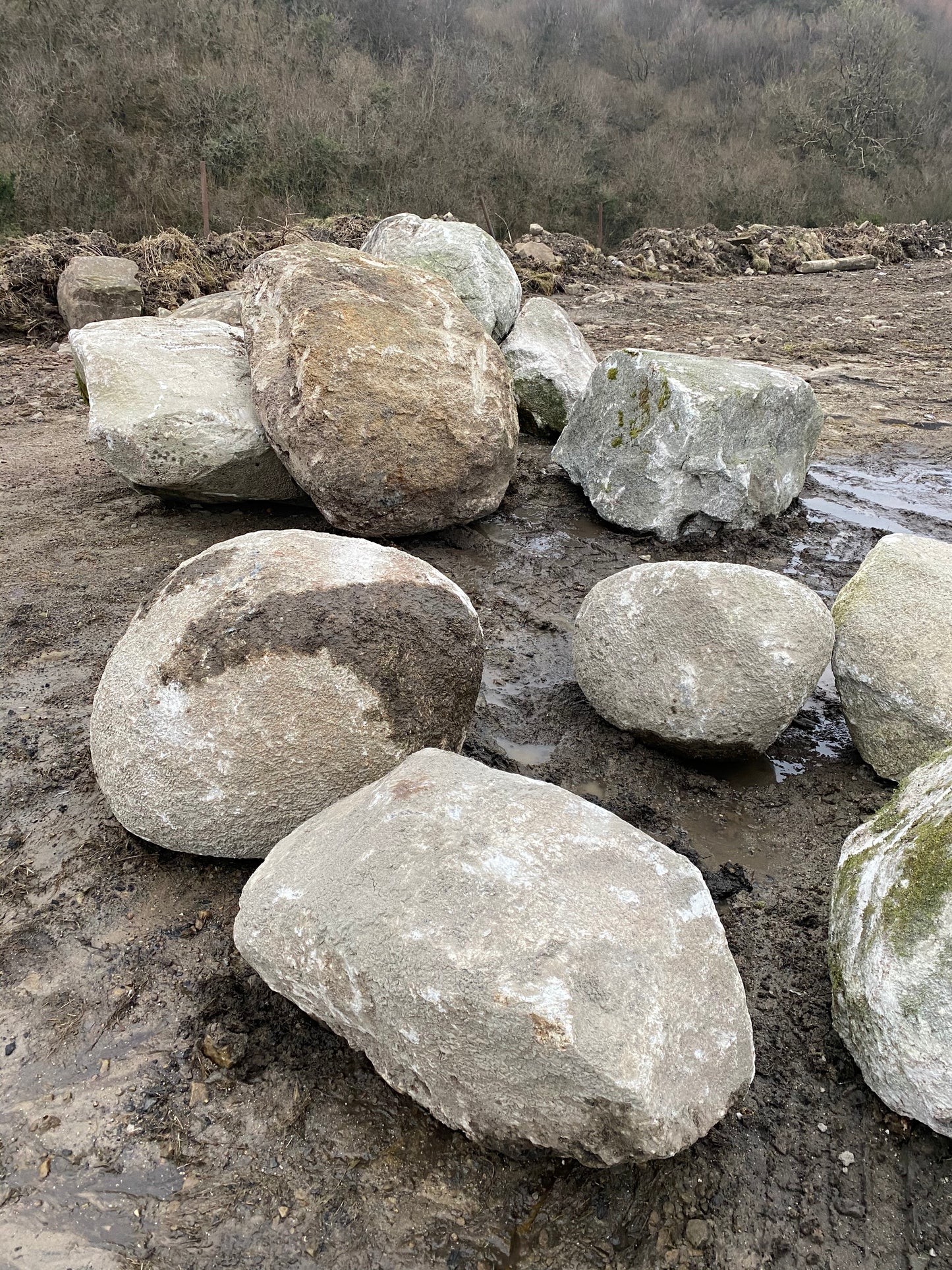 Glacial Granite Landscape Boulders 20 Tonne Load