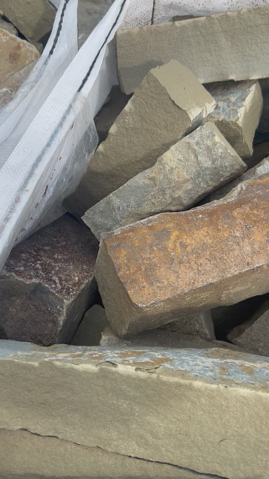 West Cork Brown Quality Walling Stone / Building Stone x 600m2 Deal / Free Delivery in Ireland x 200 bulk bags